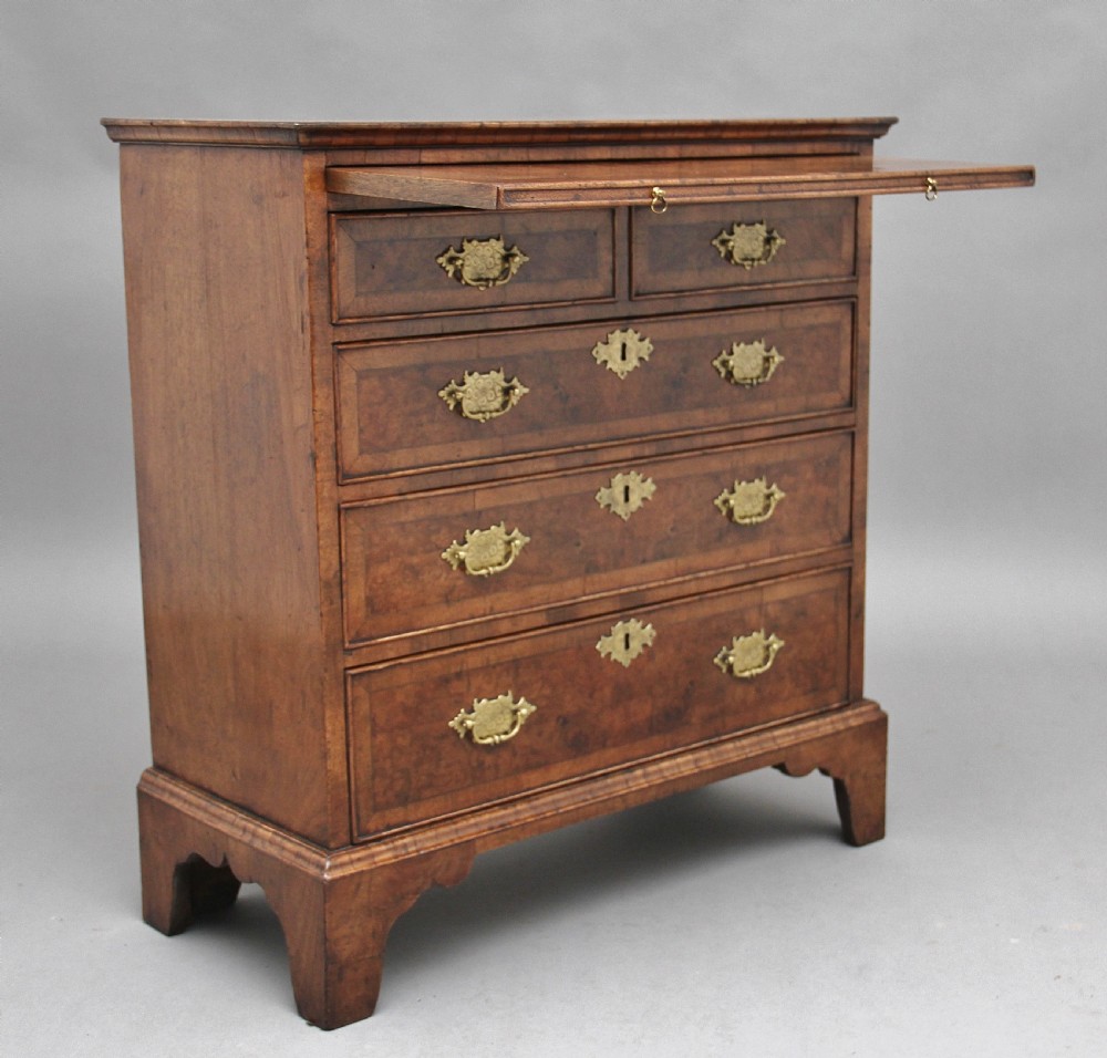 Early 20th Century walnut chest of drawers View II