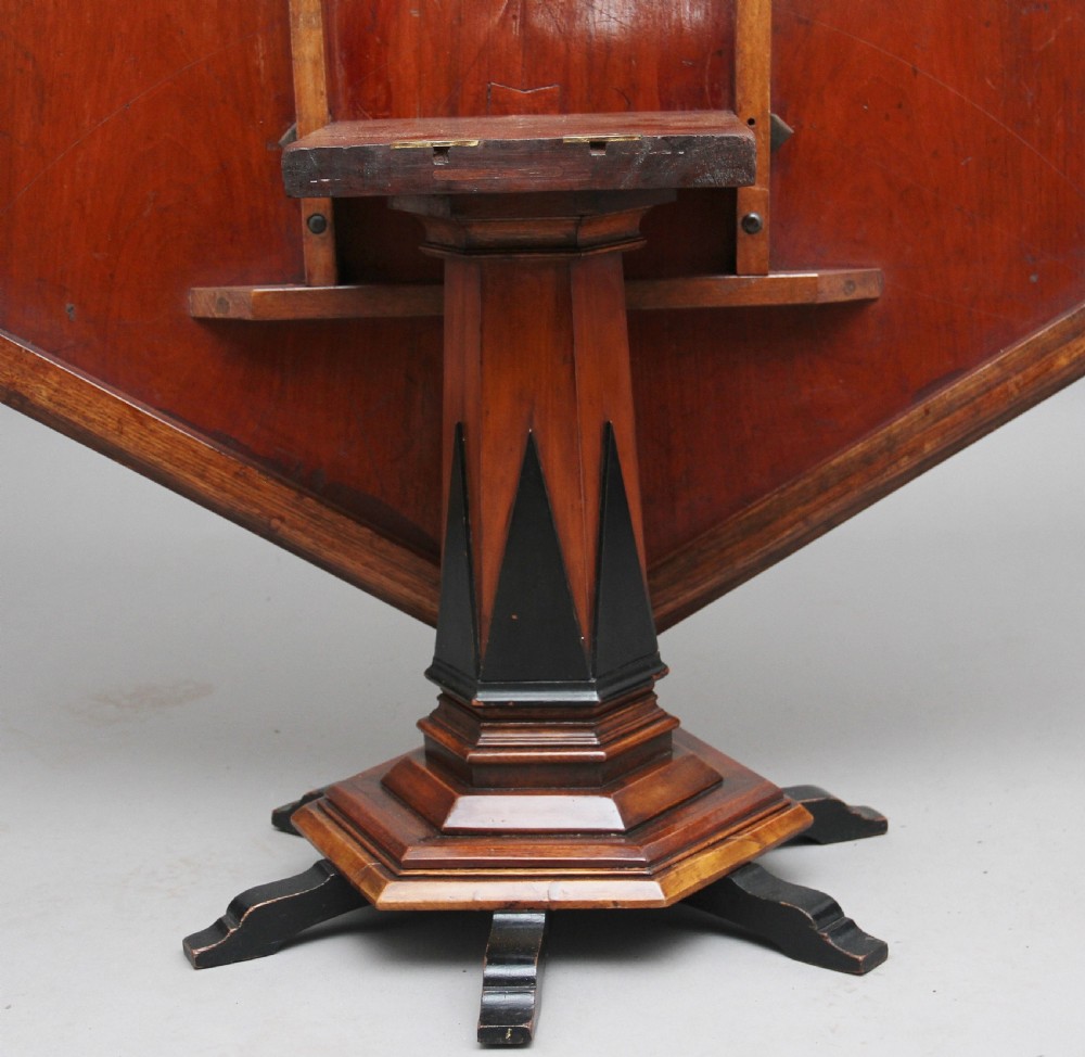 19th Century Italian parquetry centre table View IV