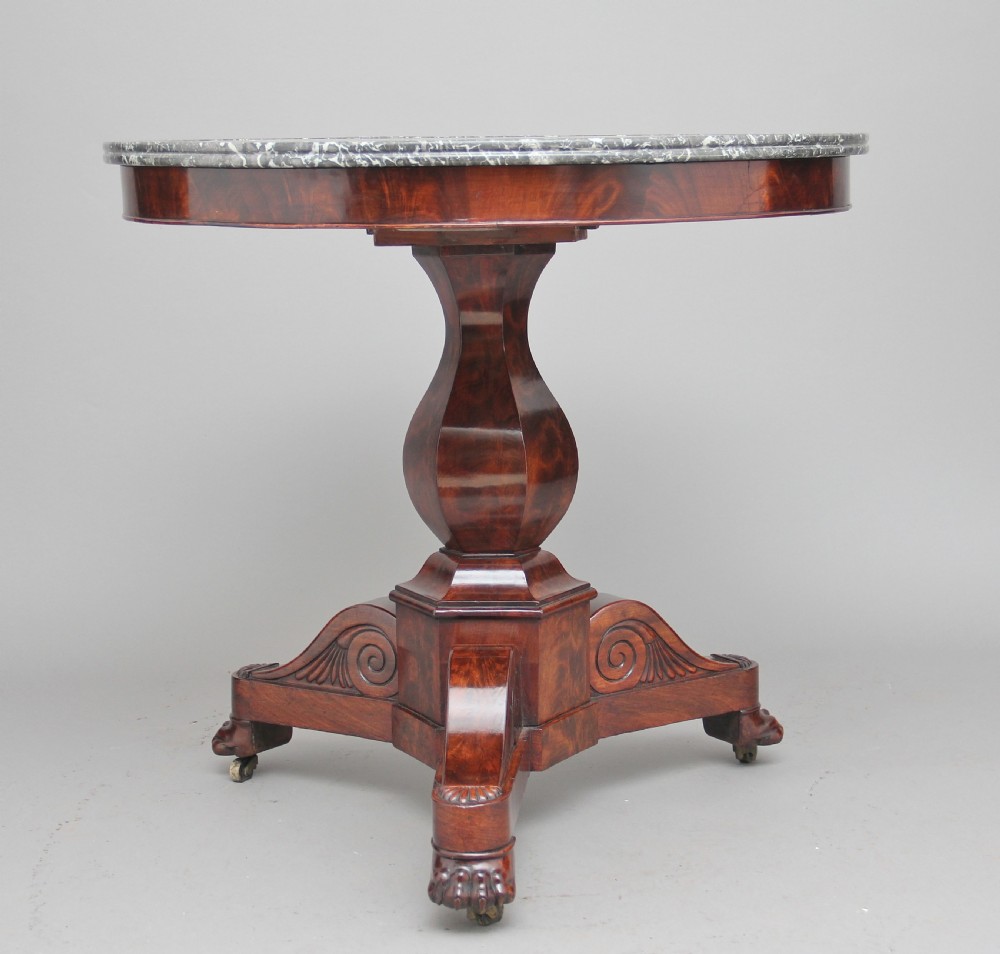 Early 19th Century mahogany gueridon table View II