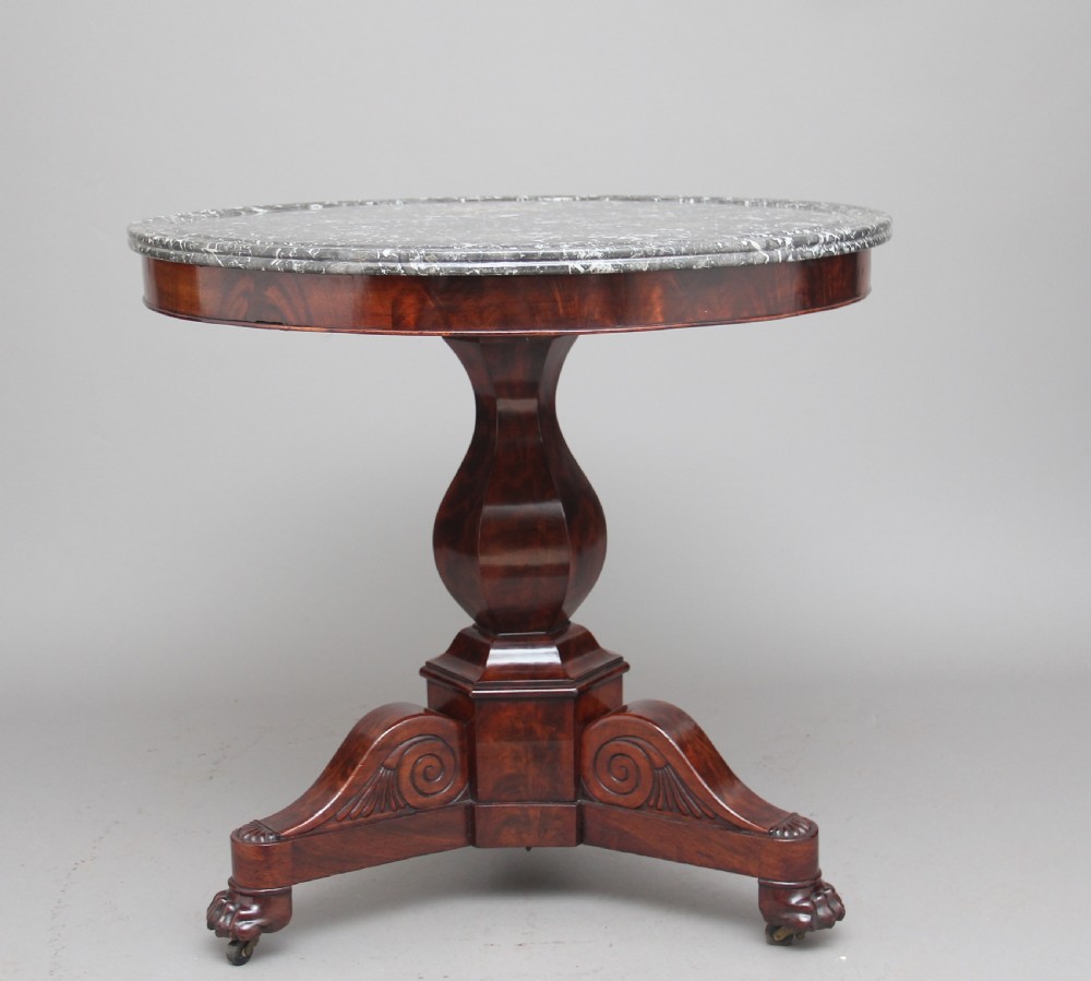 Early 19th Century mahogany gueridon table View III