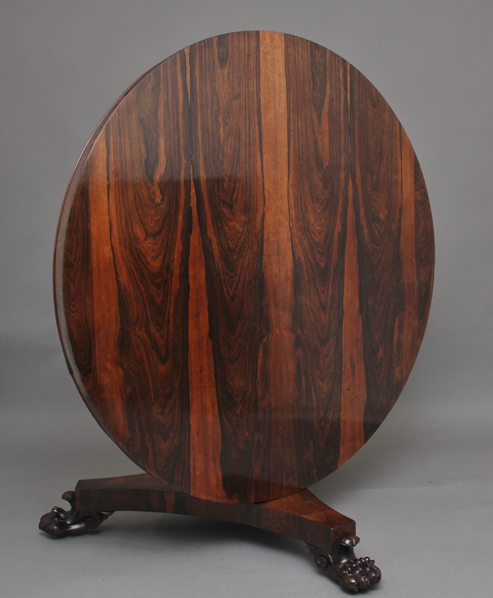 Early 19th Century rosewood breakfast table