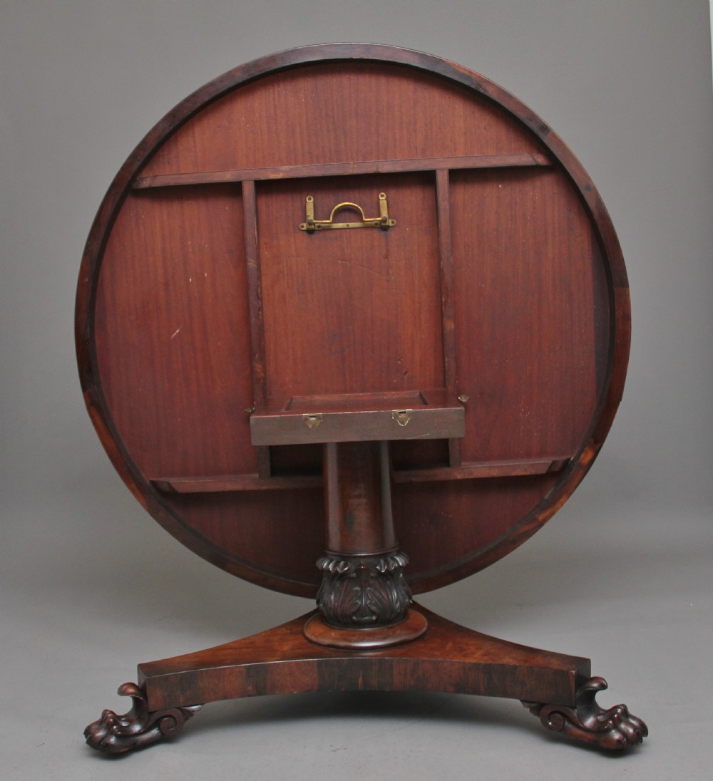 Early 19th Century rosewood breakfast table View IV