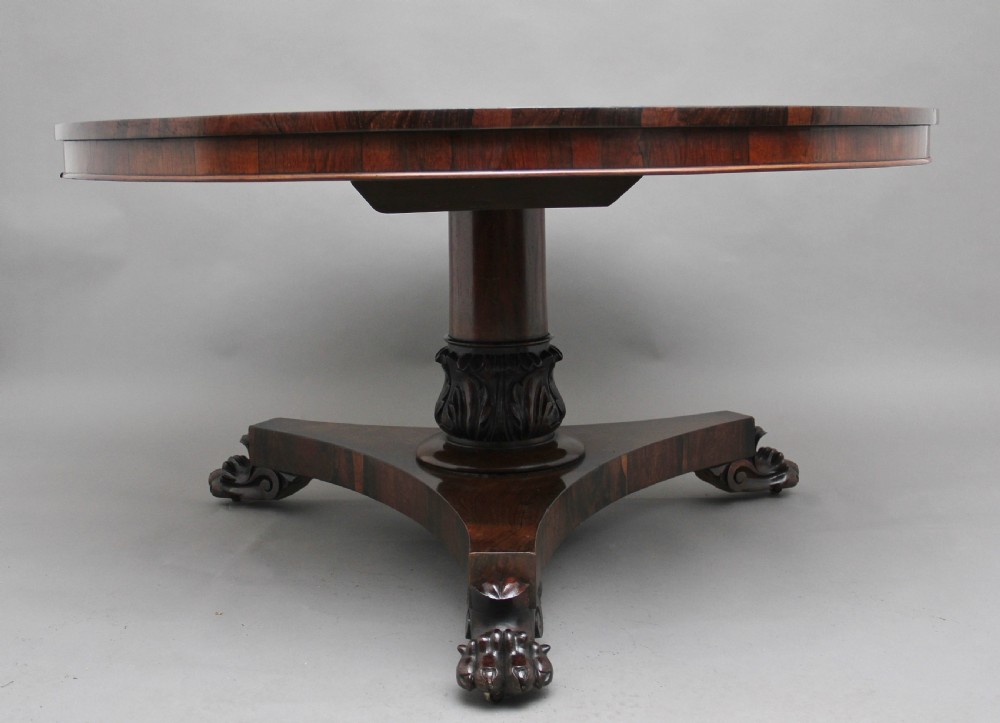 Early 19th Century rosewood breakfast table View VI