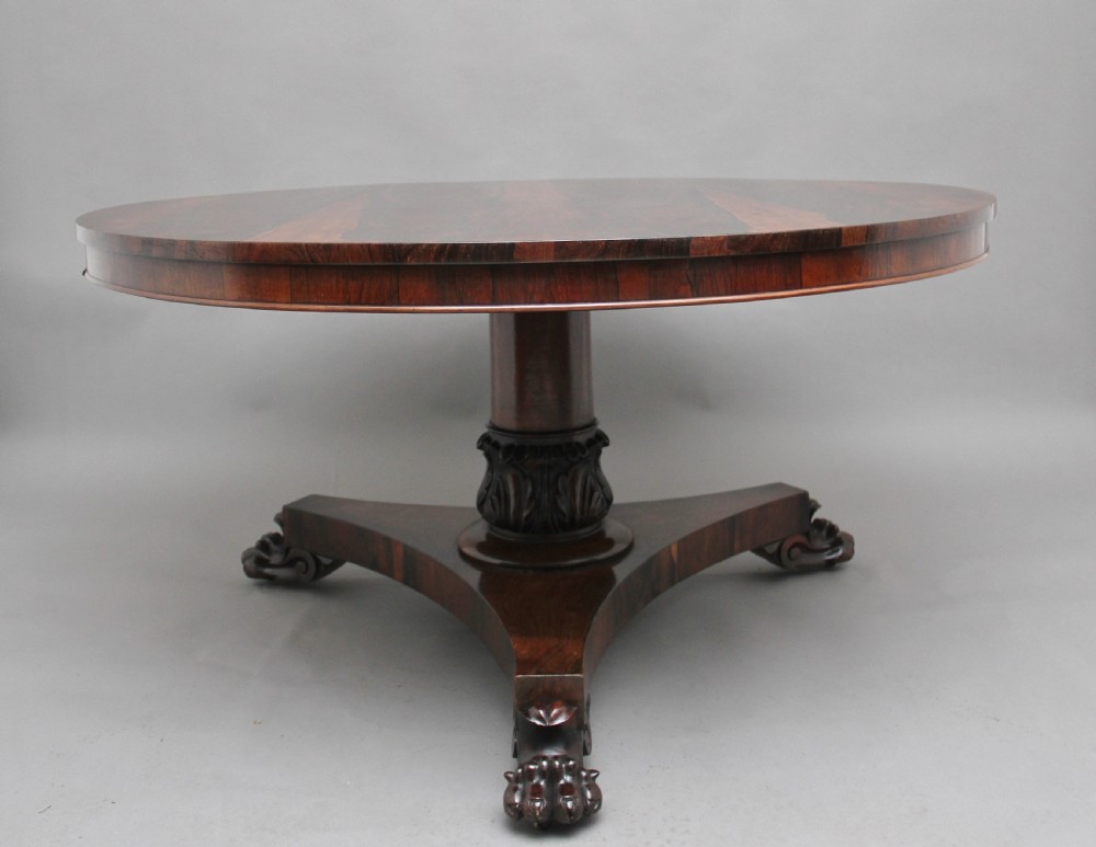 Early 19th Century rosewood breakfast table View VII