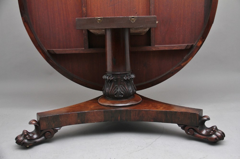 Early 19th Century rosewood breakfast table View VIII