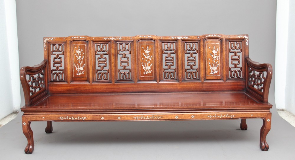 Early 20th Century Chinese five piece suite View II