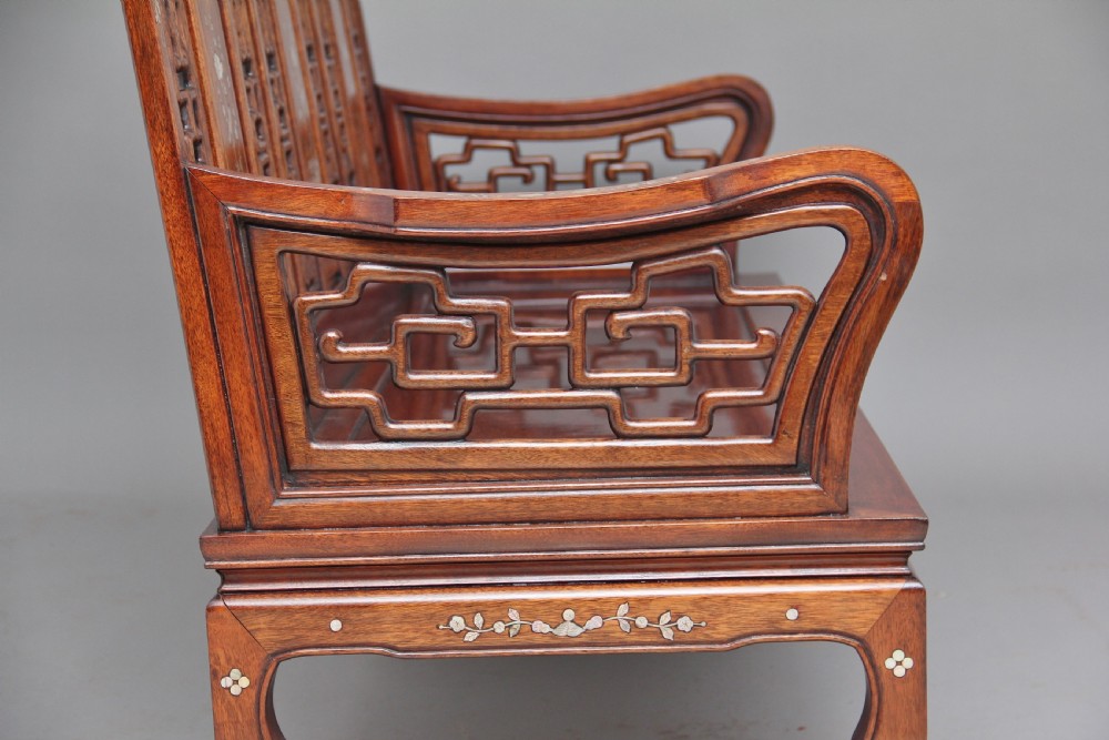 Early 20th Century Chinese five piece suite View IV
