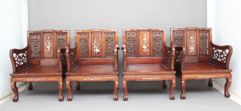 Early 20th Century Chinese five piece suite View VII