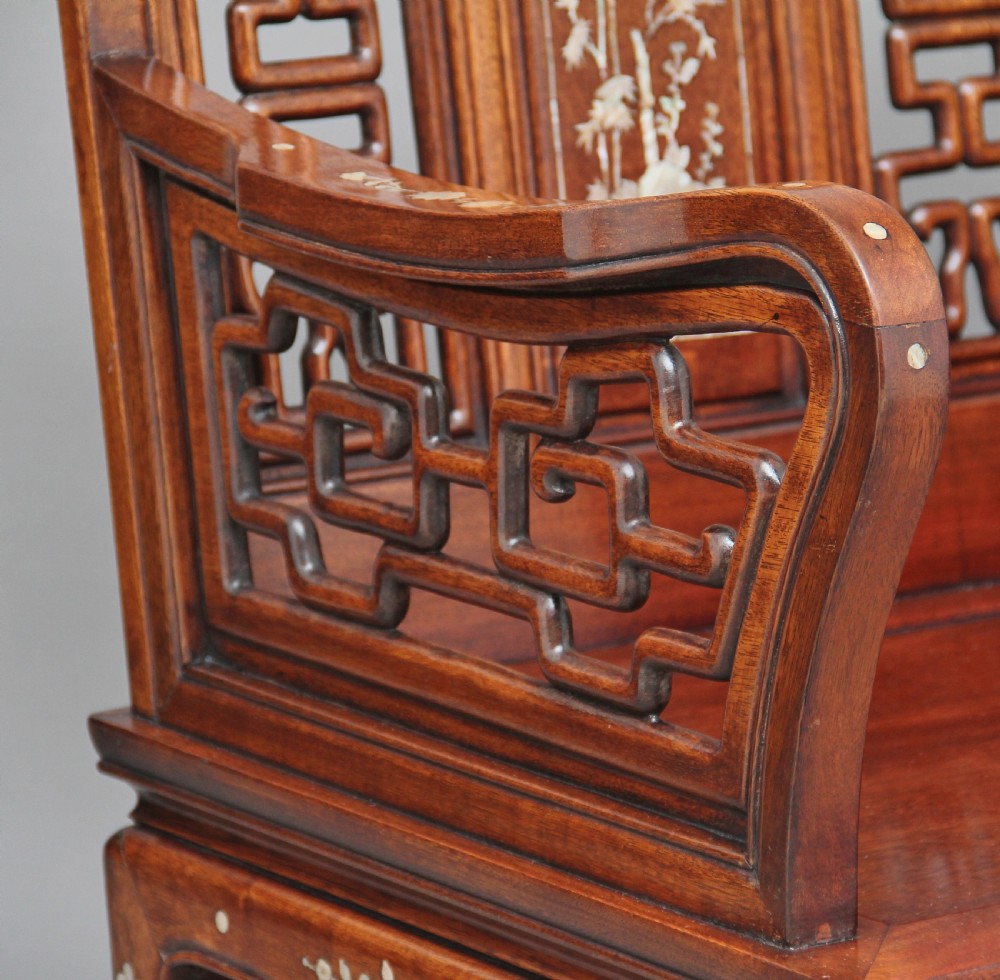 Early 20th Century Chinese five piece suite View XVI