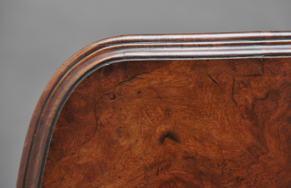 19th Century burr walnut centre table View VII