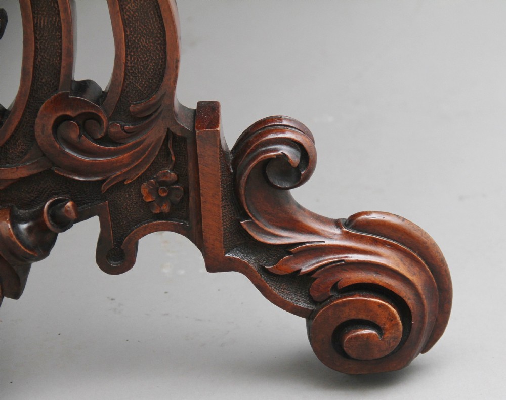 19th Century burr walnut centre table View XII