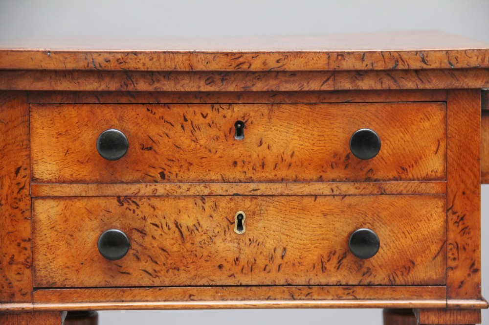 19th Century pollard oak drop leaf side table View VI