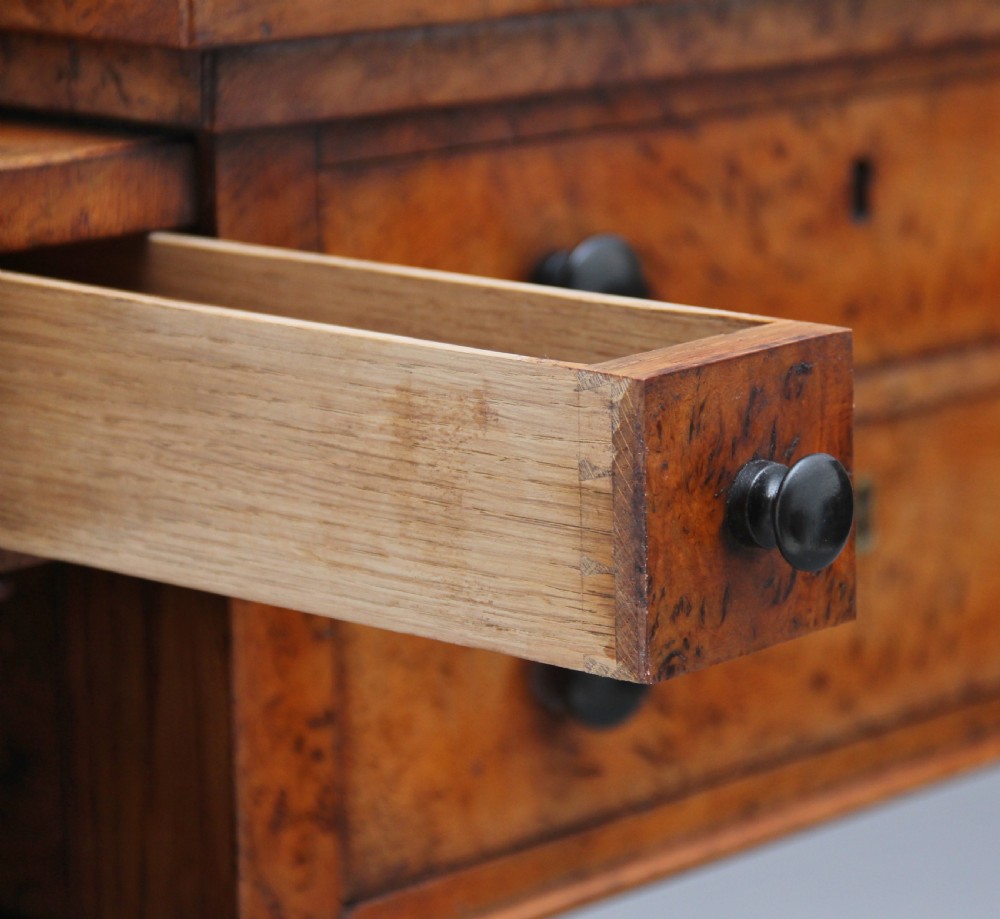 19th Century pollard oak drop leaf side table View VIII