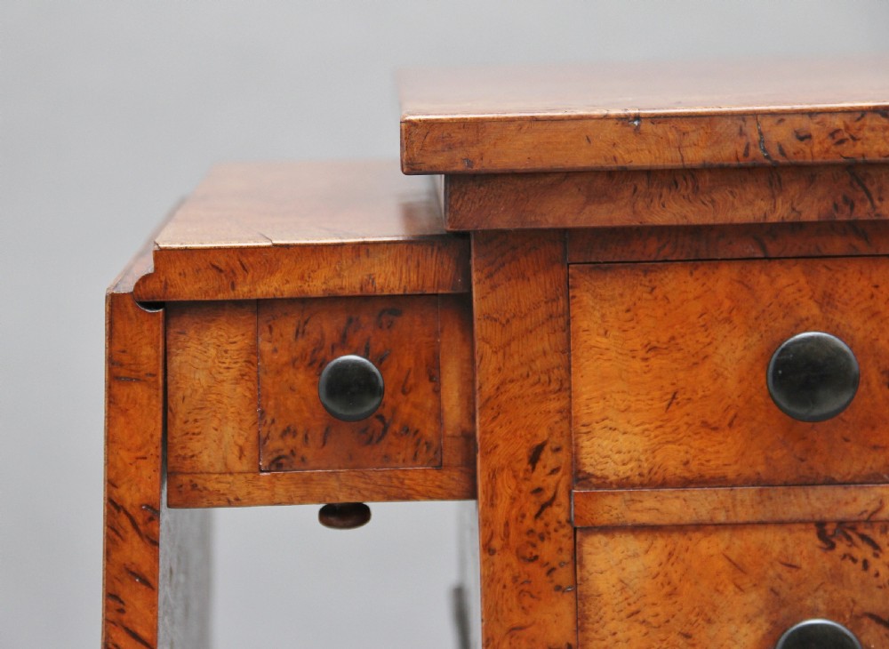 19th Century pollard oak drop leaf side table View XV