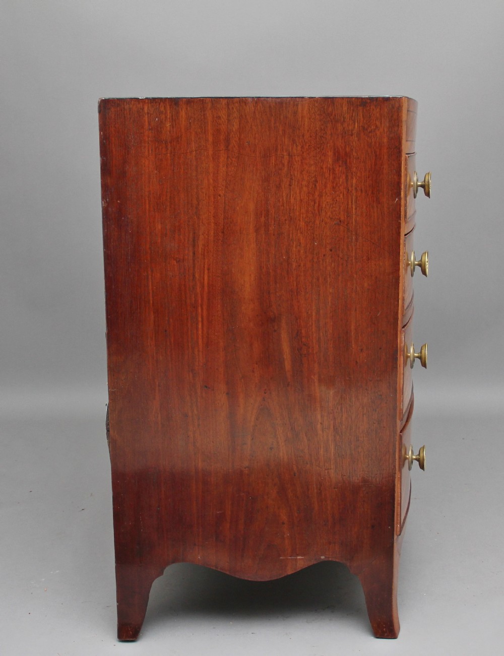 Early 19th Century Mahogany Bowfront Chest View V