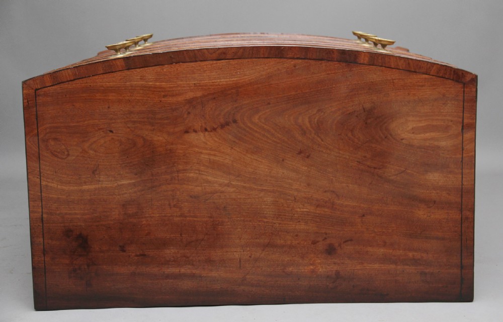 Early 19th Century Mahogany Bowfront Chest View VIII