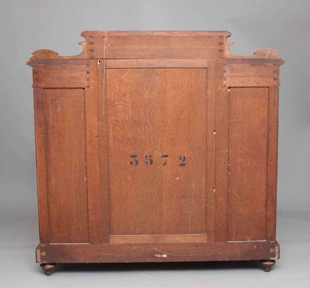 19th Century French walnut display cabinet View IX