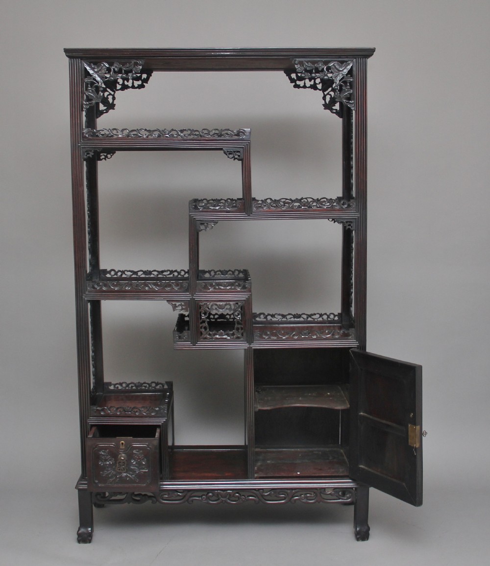 19th Century Chinese display cabinet View II