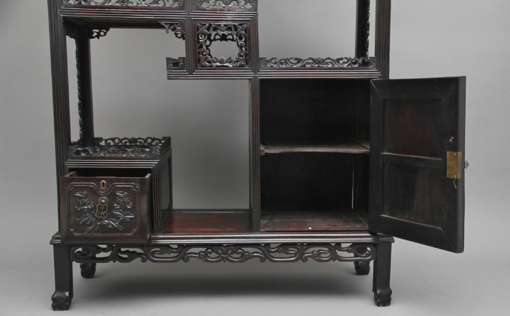19th Century Chinese display cabinet View XV