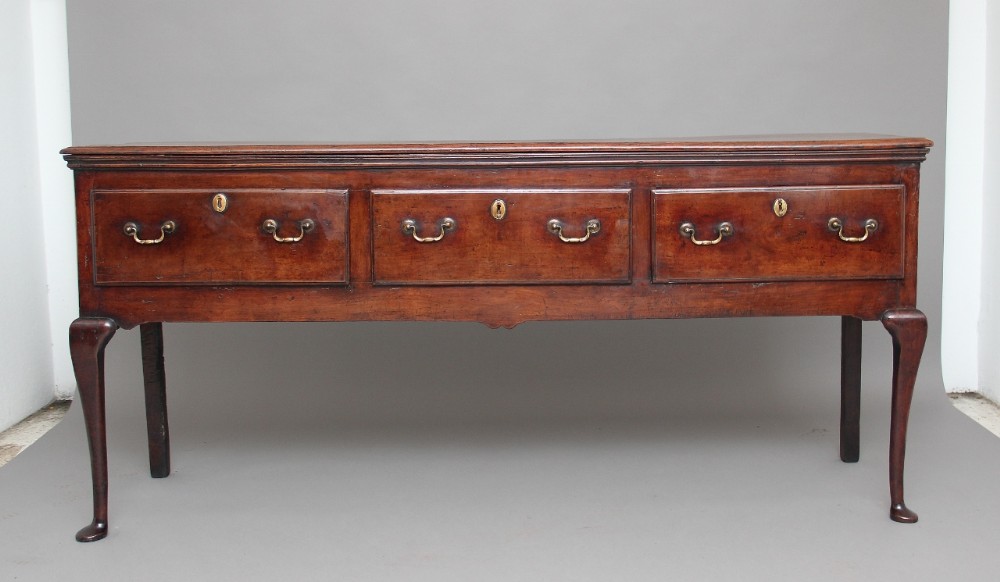 18th Century fruitwood dresser base