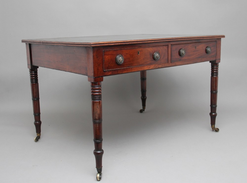 Early 19th Century mahogany partners desk