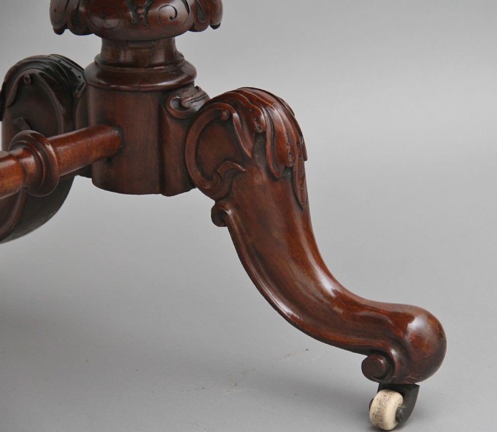 19th Century burr walnut writing table View XIII