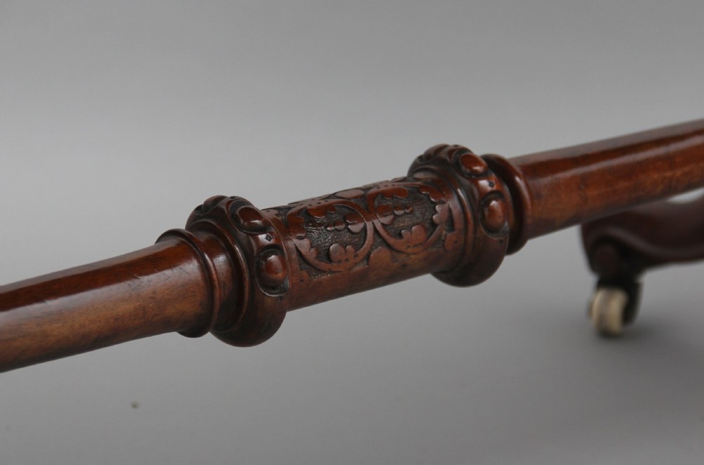 19th Century burr walnut writing table View XIV