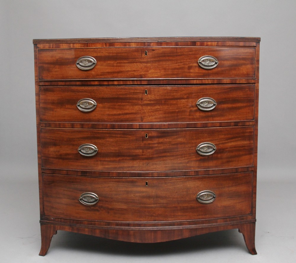 Early 19th Century mahogany bowfront chest 