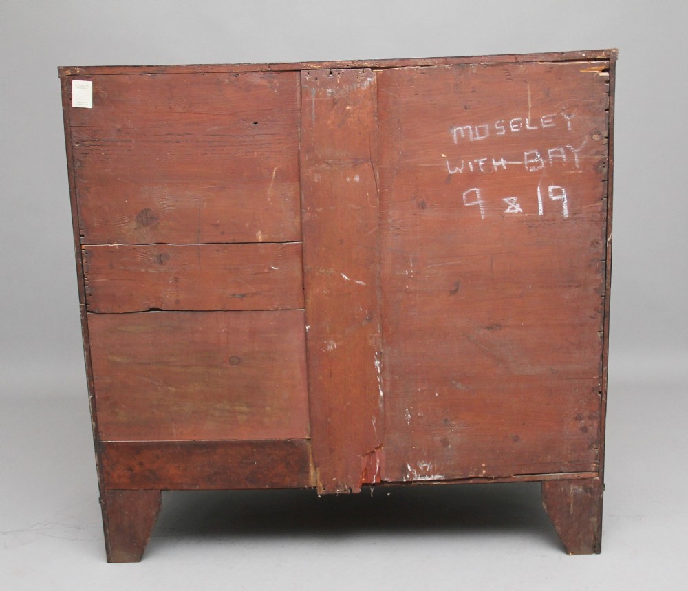Early 19th Century mahogany bowfront chest  View V
