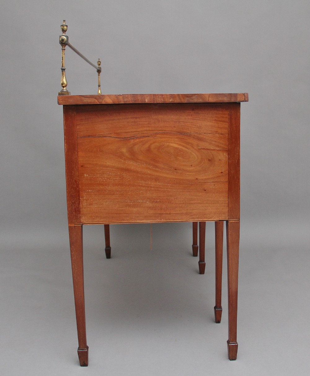Early 19th Century mahogany inlaid serpentine sideboard View III