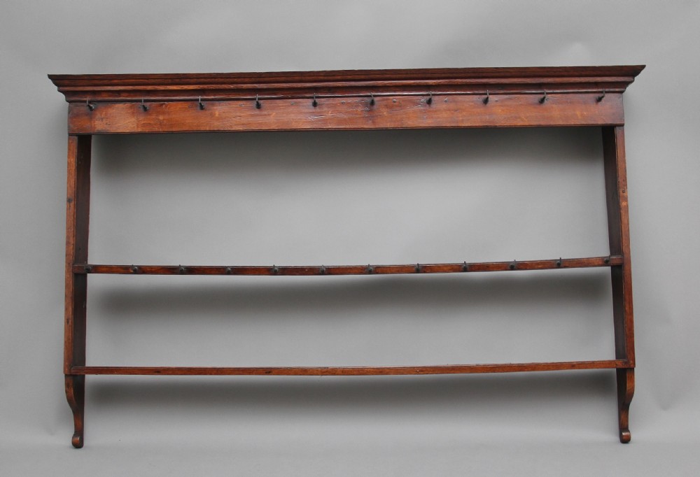 18th Century oak hanging rack View II