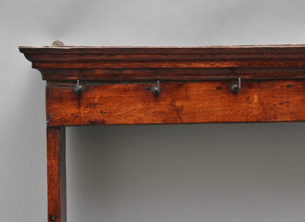 18th Century oak hanging rack View V