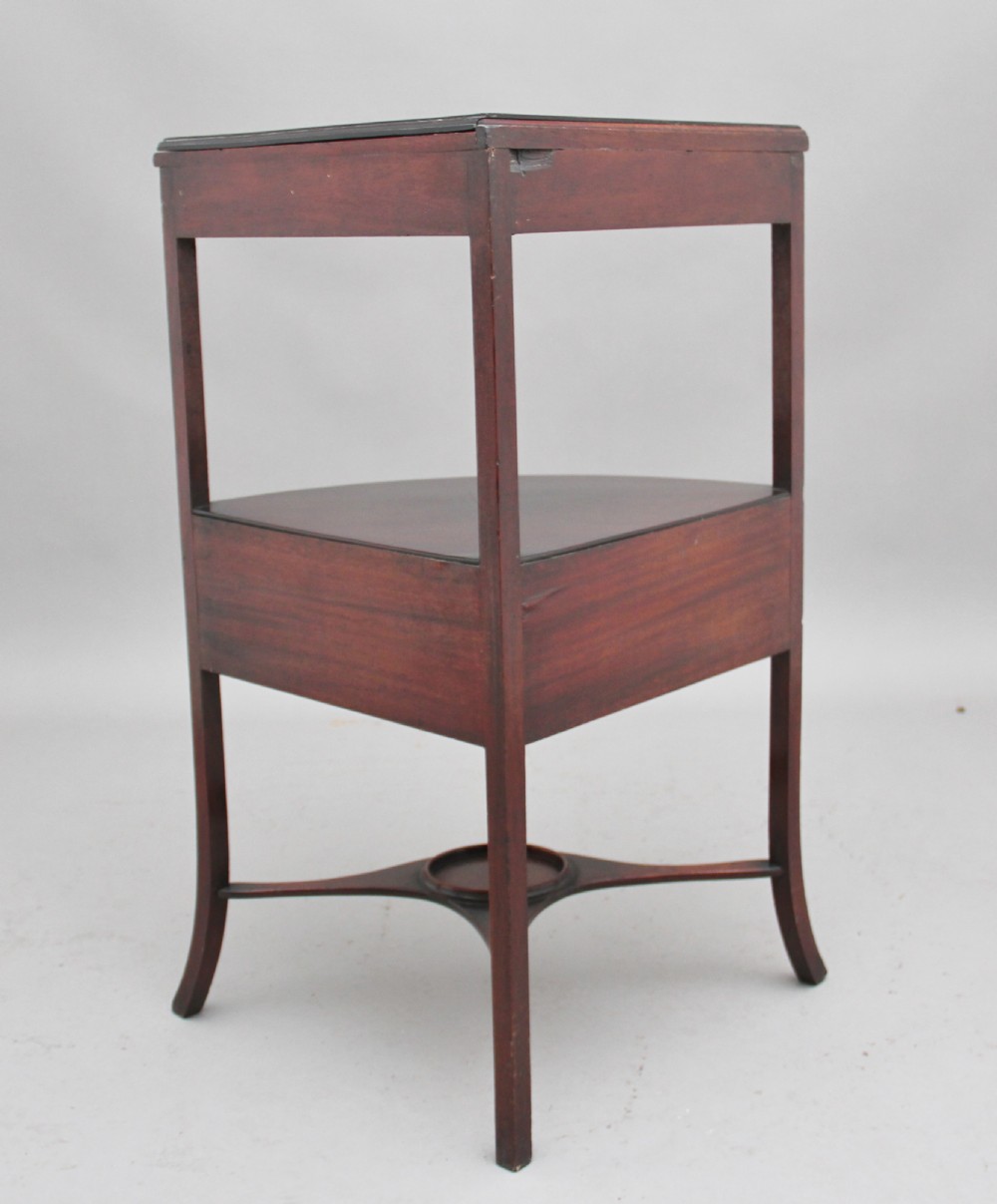 Early 19th Century mahogany corner wash stand View VII