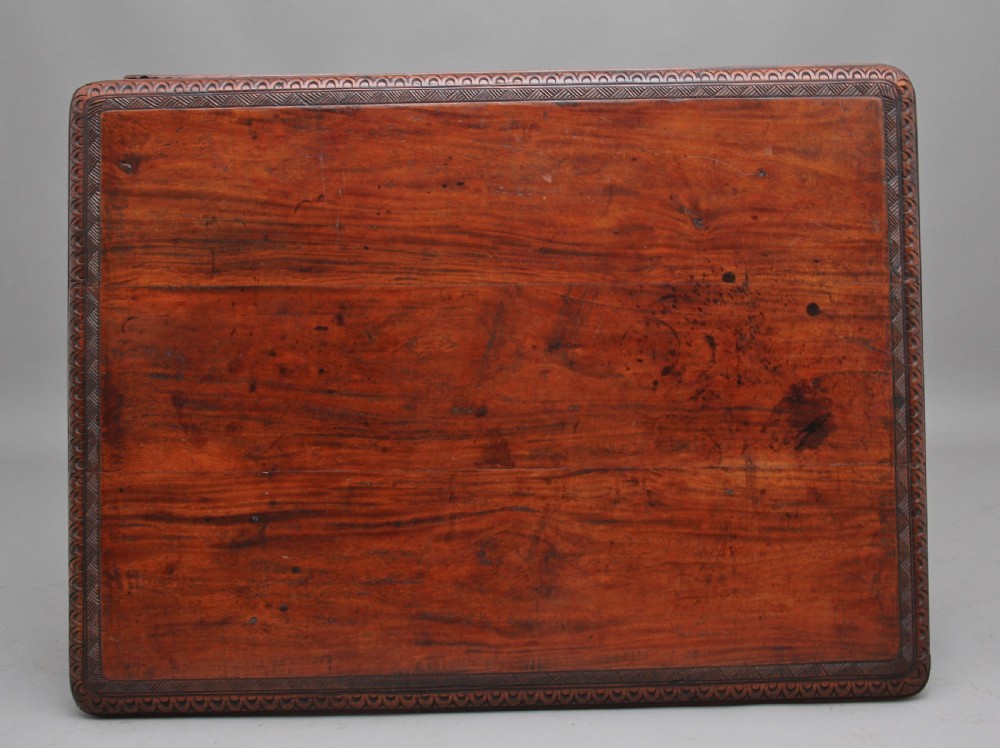 Early 19th Century Chinese carved centre table View VII