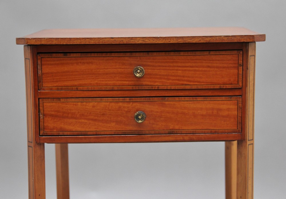 19th Century satinwood occasional table View VIII