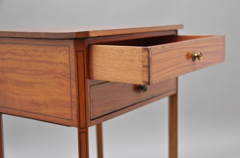 19th Century satinwood occasional table View IX
