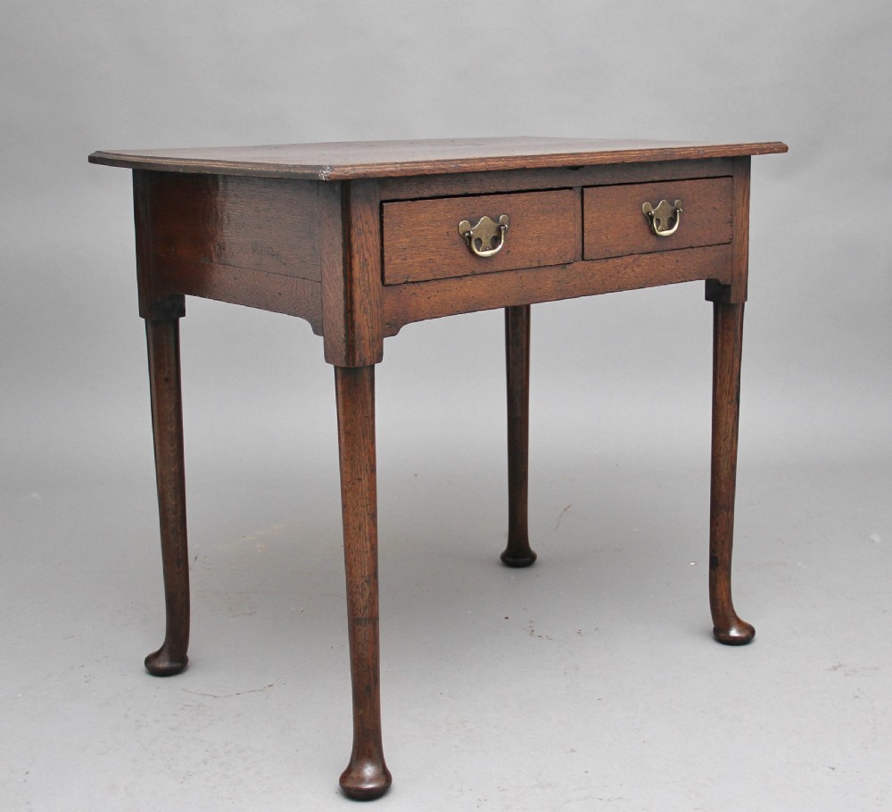 18th Century oak lowboy View II