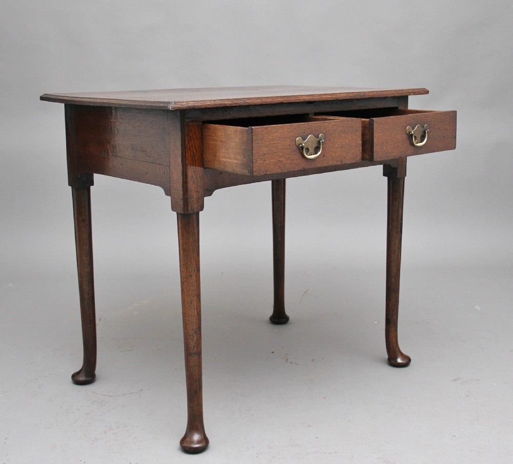 18th Century oak lowboy View III