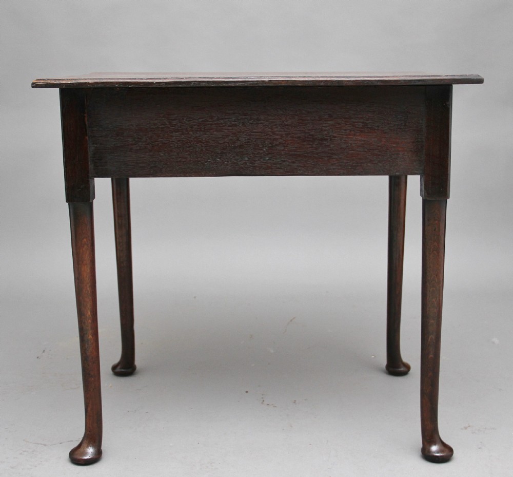 18th Century oak lowboy View V