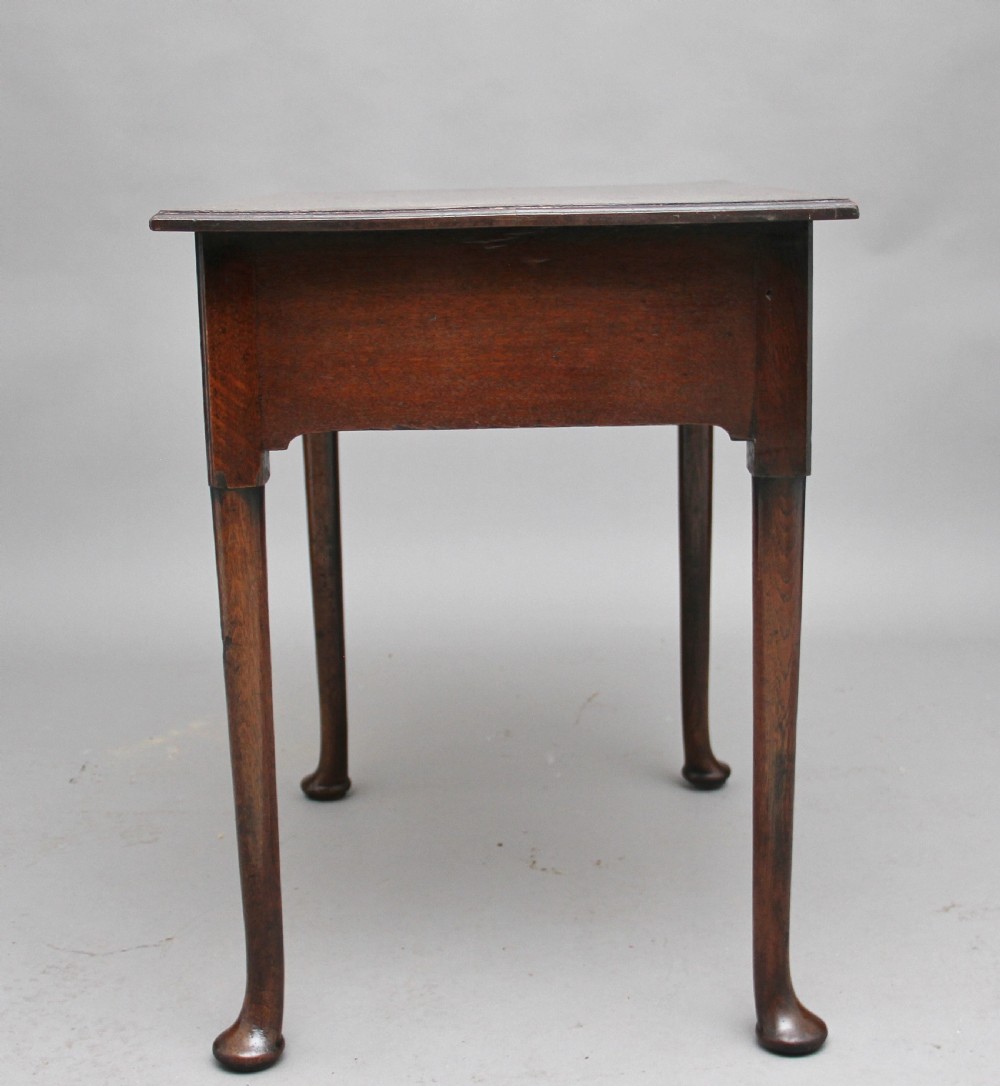 18th Century oak lowboy View VI