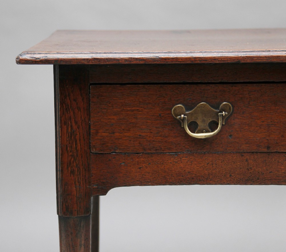 18th Century oak lowboy View VIII