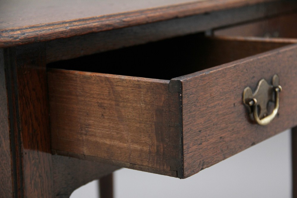 18th Century oak lowboy View IX
