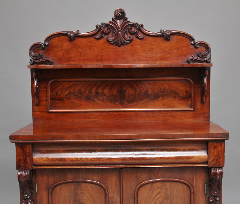 19th Century flame mahogany chiffonier View IV