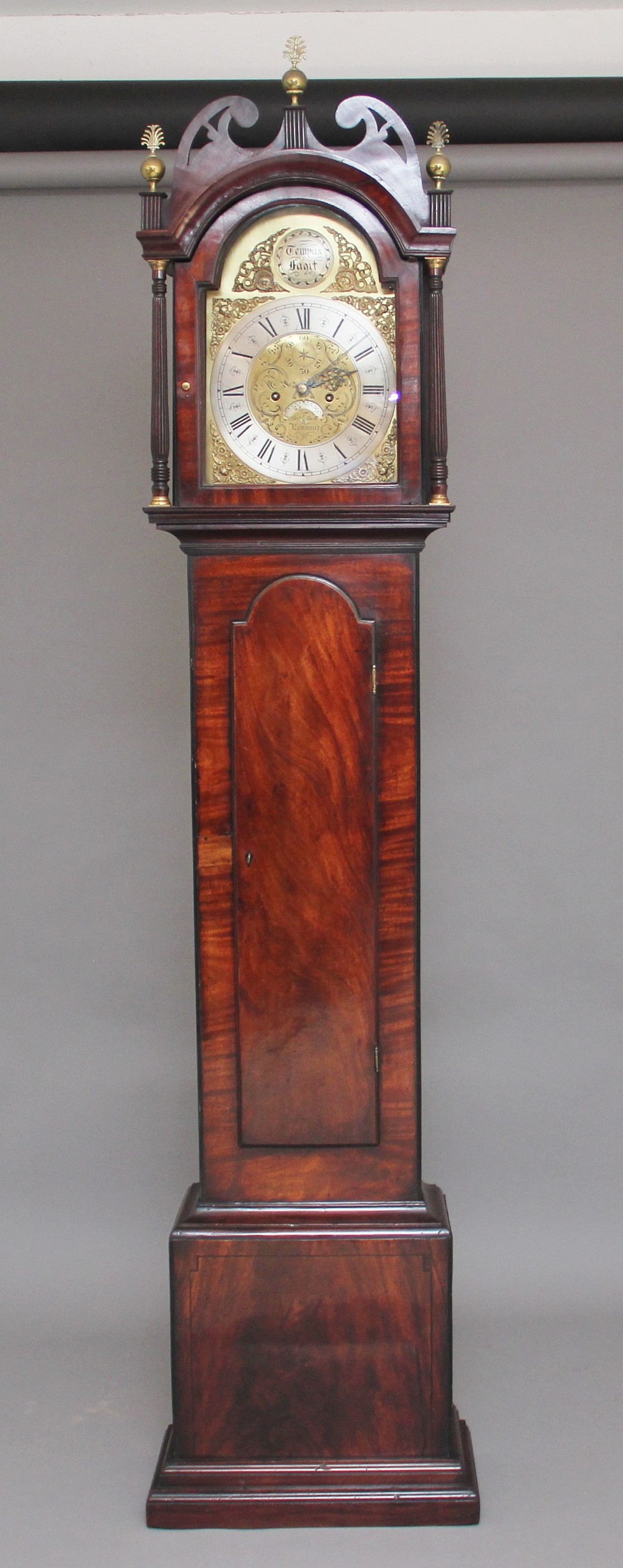 18th Century mahogany long case clock