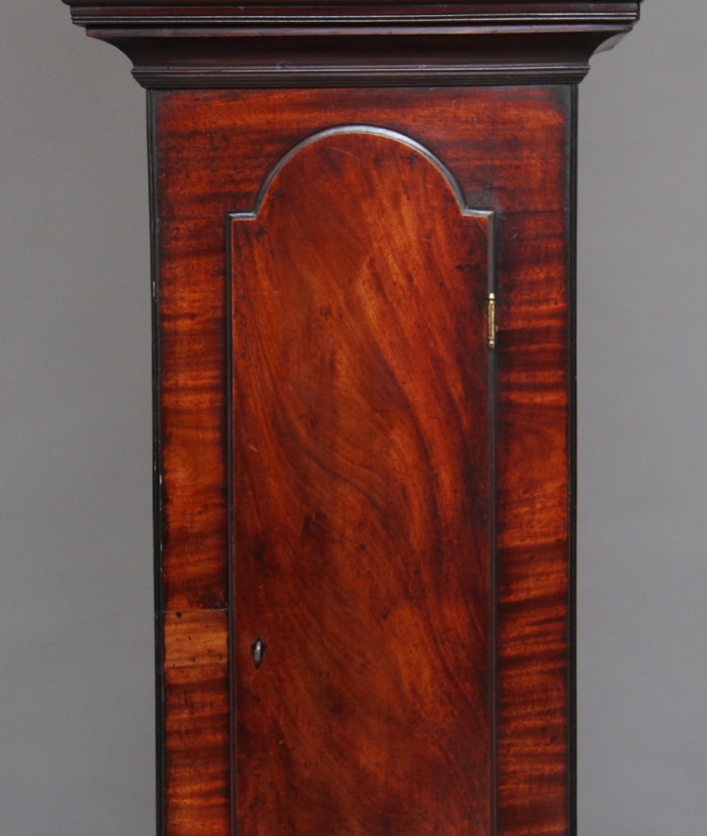 18th Century mahogany long case clock View VIII