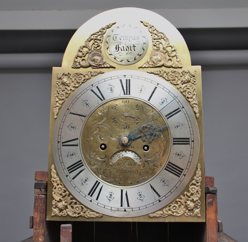 18th Century mahogany long case clock View XIII