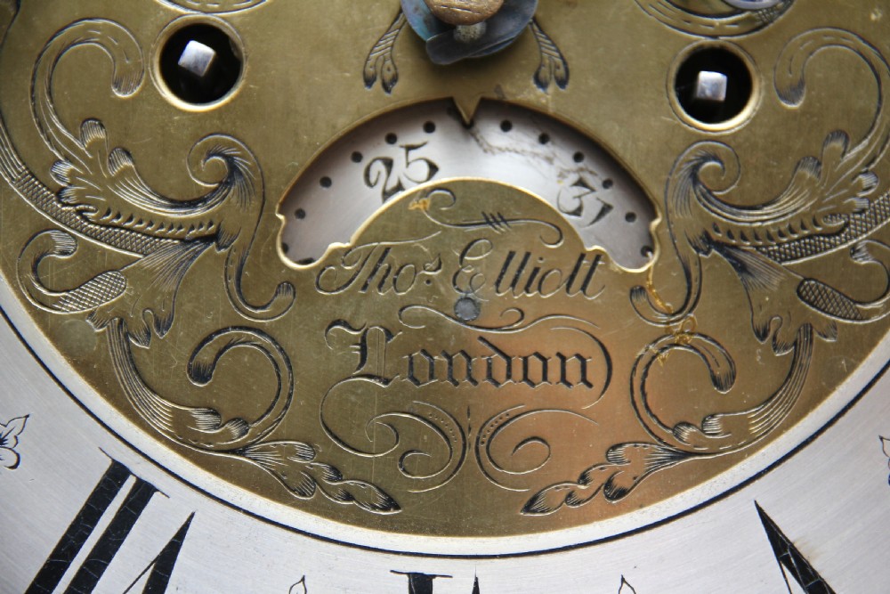 18th Century mahogany long case clock View XV
