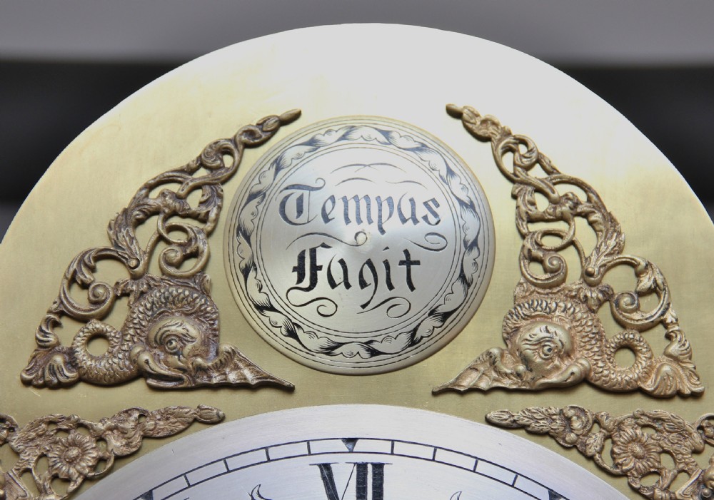 18th Century mahogany long case clock View XVI