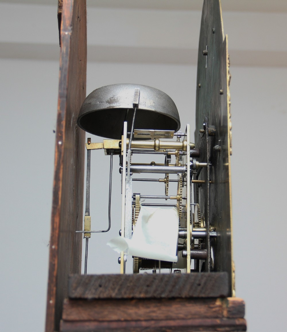 18th Century mahogany long case clock View XVIII