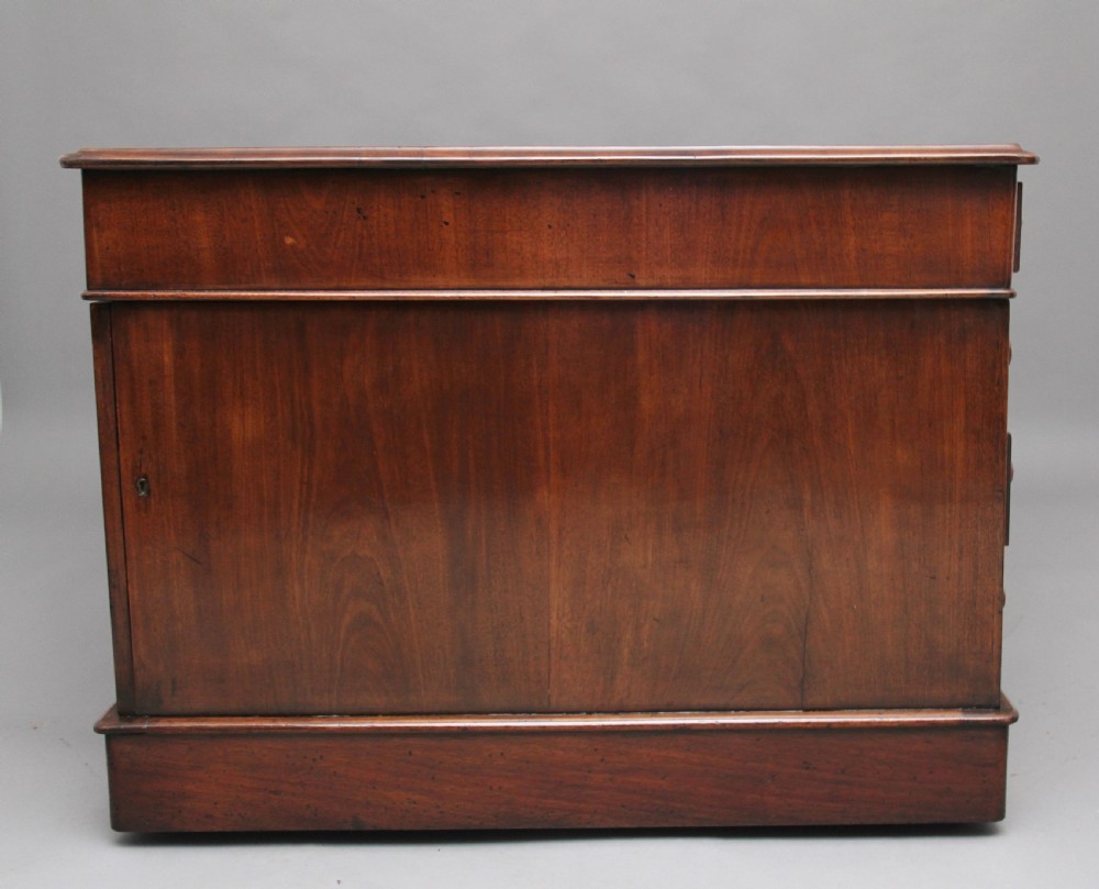 Early 19th Century mahogany partners desk View XI